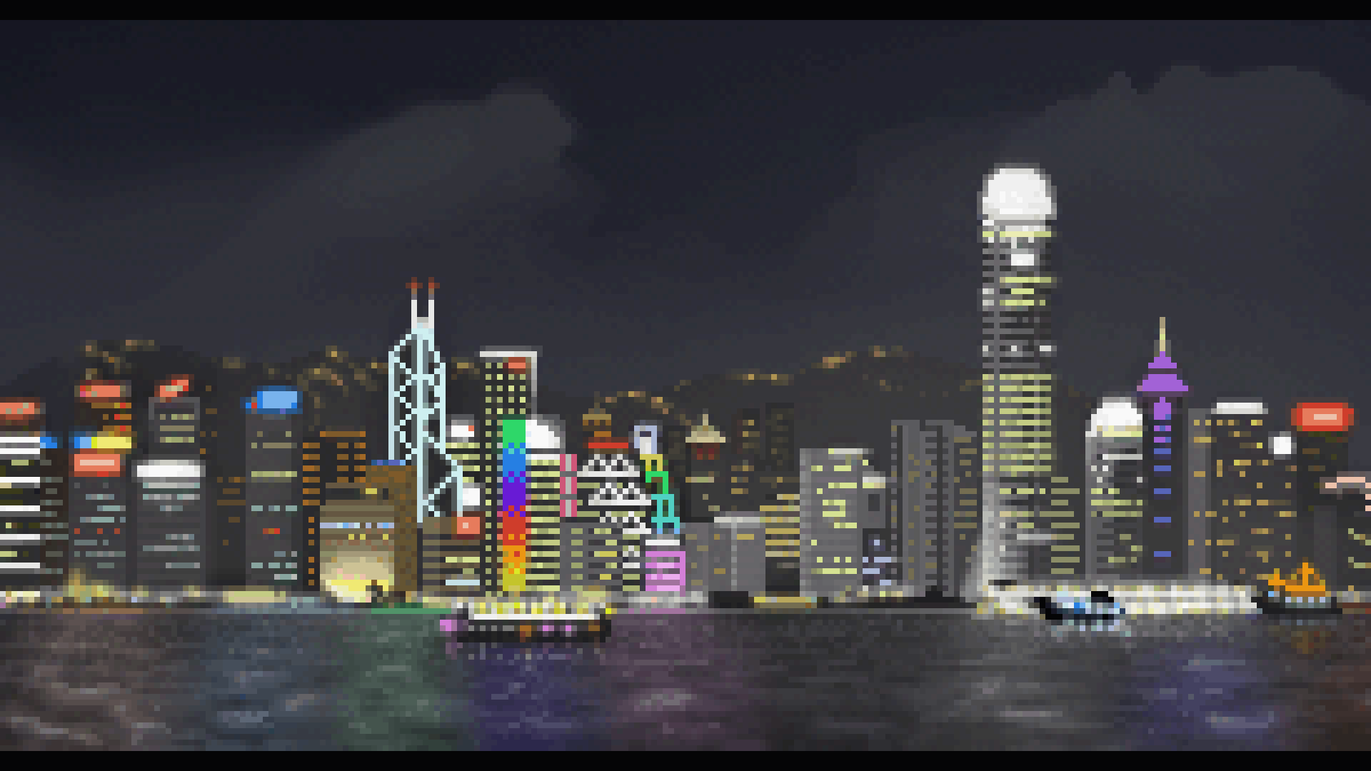 Hong Kong in pixels