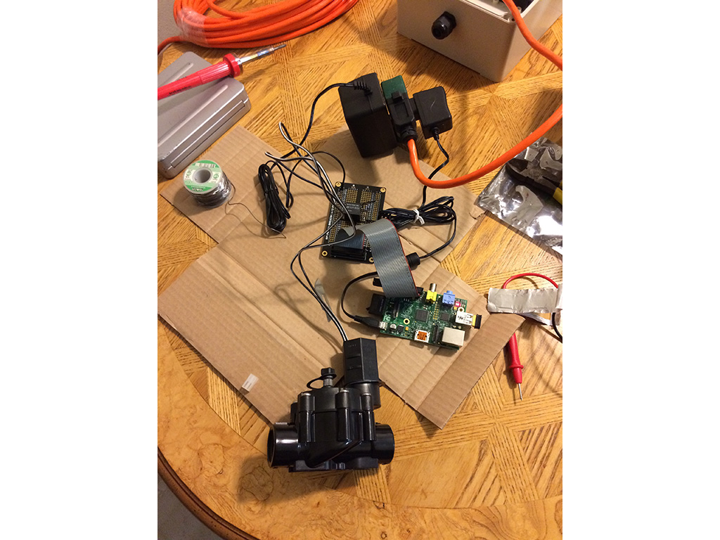 The test rig used to test the solenoid was activating when the software set the GPIO port values