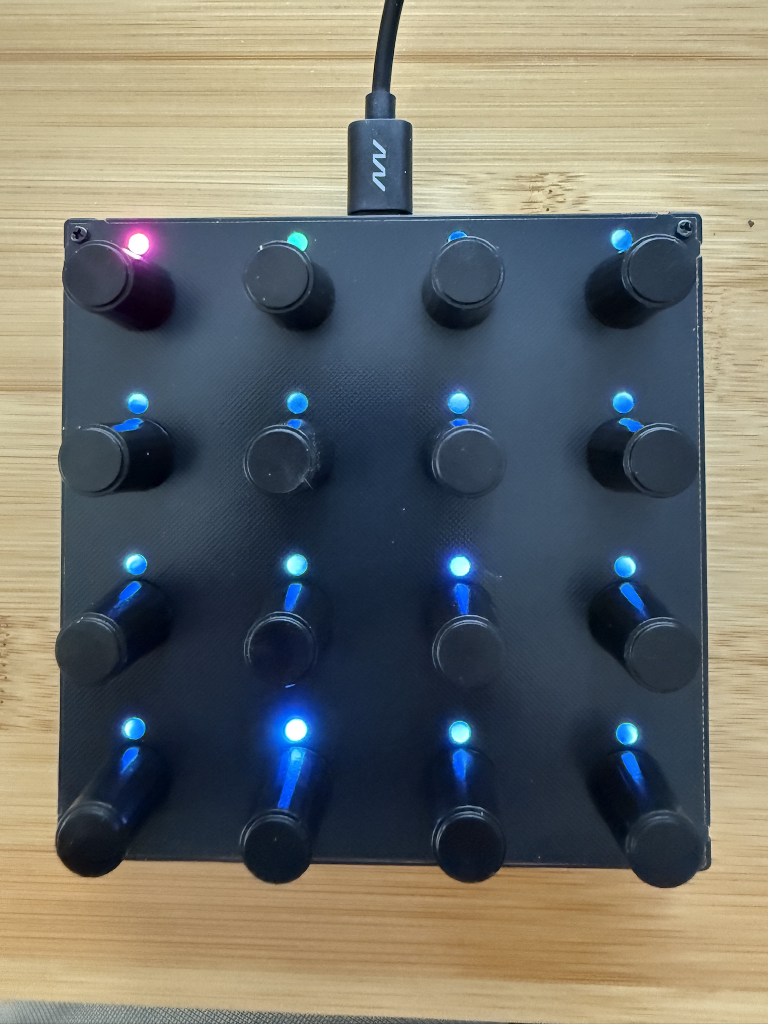 The Intech EN16 MIDI controller
