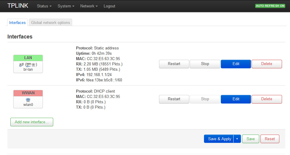 WIFI interfaces