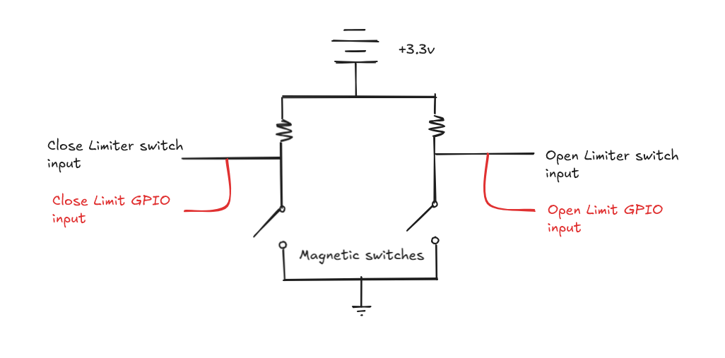 Limit switch circuit diagram
